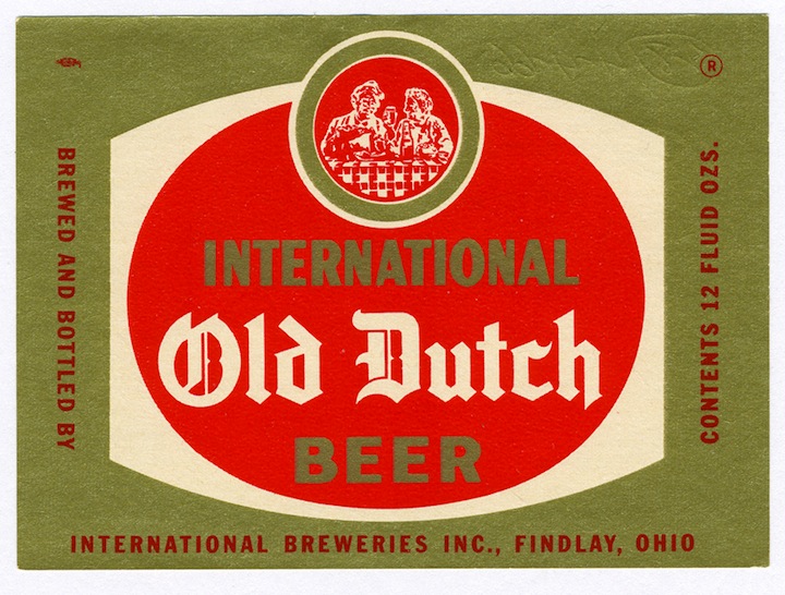 Old Dutch label from the International Breweries days. Photo Credit.